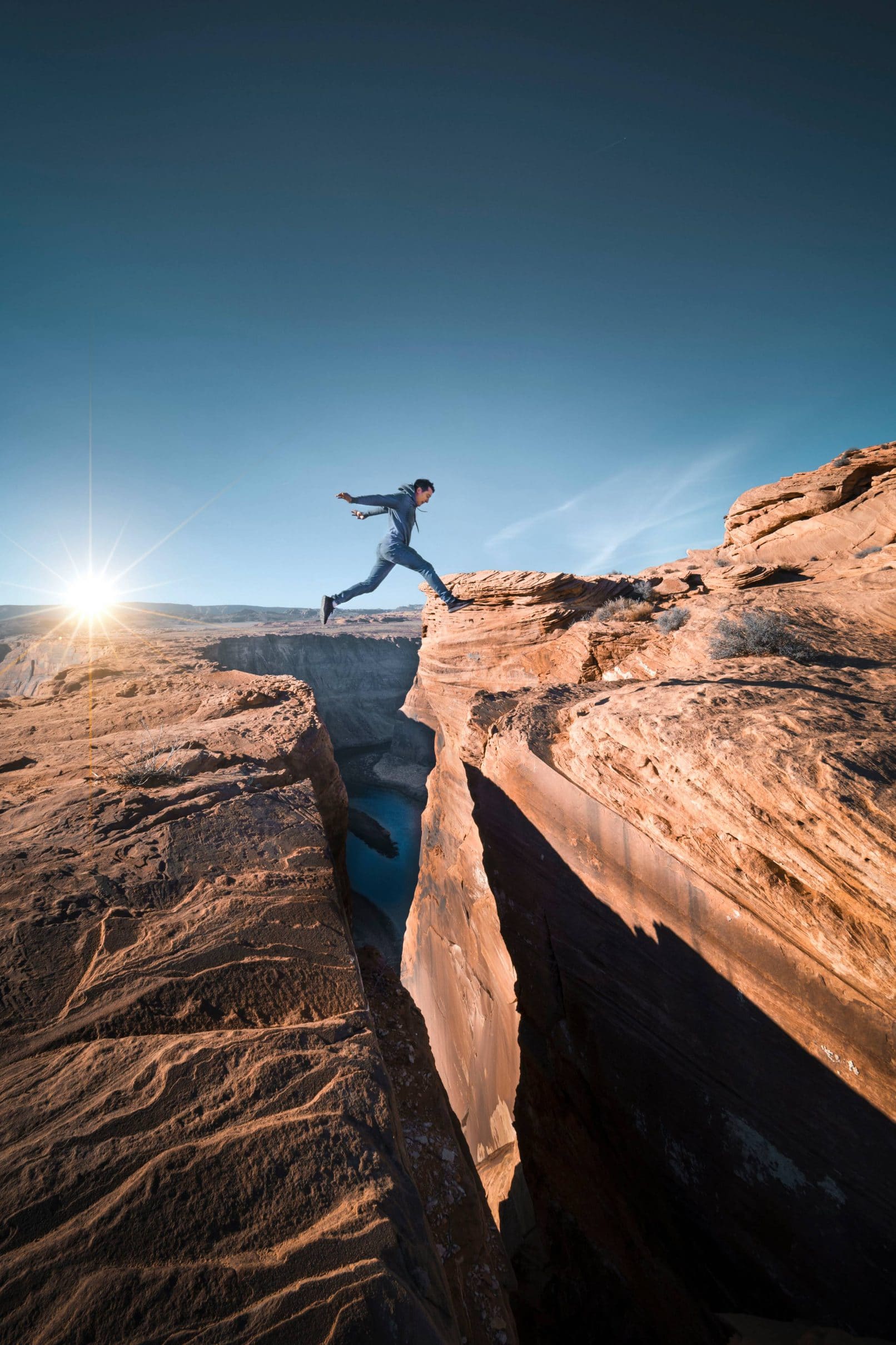 Horseshoe Bend Jumper Arizona Usa Aurore Alifanti Photographie